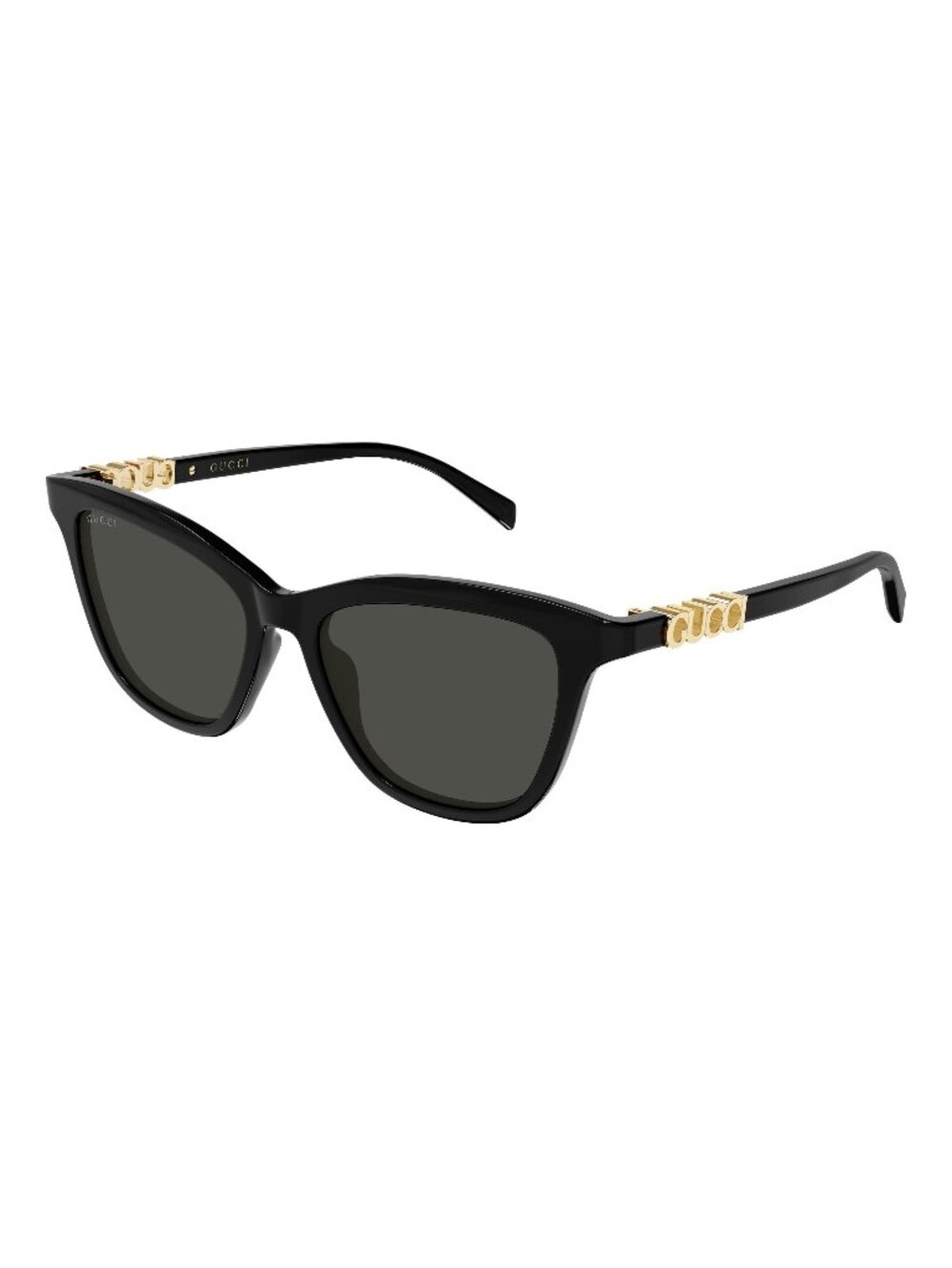 New Gucci Women's Sunglasses Black Grey Lens Acetate Frame GG2032S 001 52